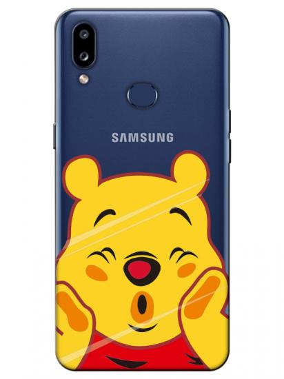 Samsung A10s Winnie The Pooh Şeffaf Telefon Kılıfı