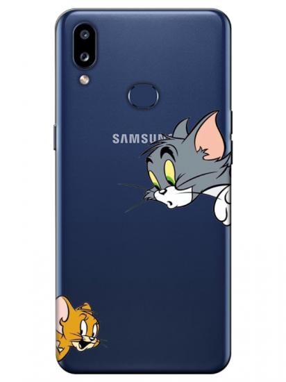 Samsung A10s Tom And Jerry Şeffaf Telefon Kılıfı