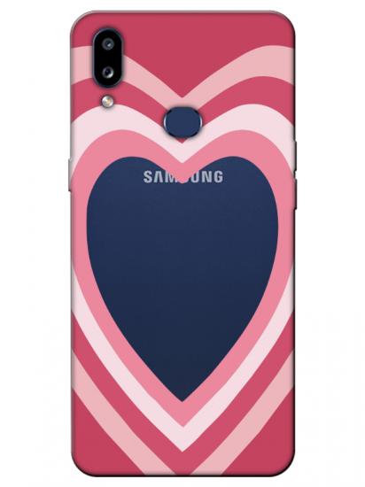 Samsung A10s Estetik Kalp Şeffaf Telefon Kılıfı