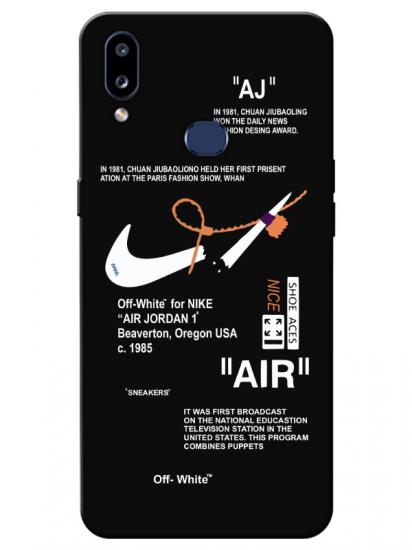 Samsung A10s Nike Air Siyah Telefon Kılıfı