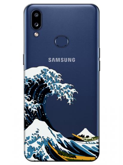 Samsung A10s Kanagawa Şeffaf Telefon Kılıfı