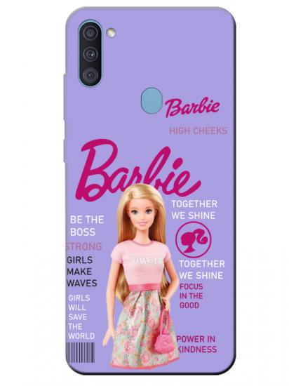 Samsung A11 Barbie Lila Telefon Kılıfı