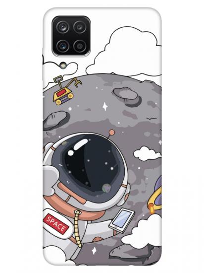 Samsung A12 Astronot Telefon Kılıfı