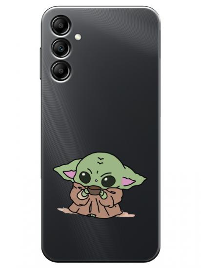 Samsung A24 Baby Yoda Şeffaf Telefon Kılıfı