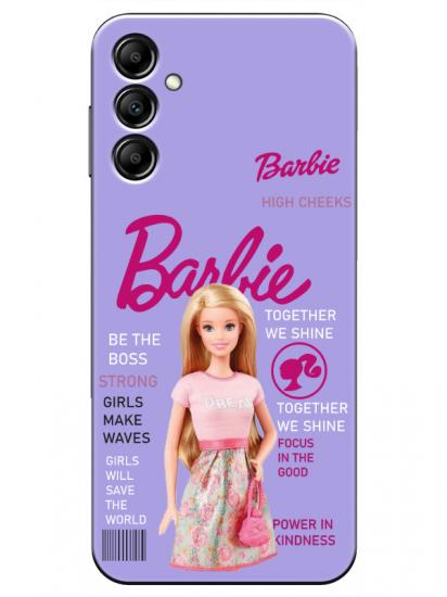 Samsung A14 Barbie Lila Telefon Kılıfı