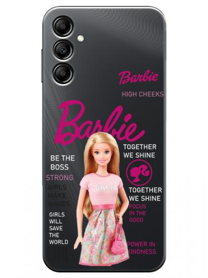 Samsung A24 Barbie Şeffaf Telefon Kılıfı
