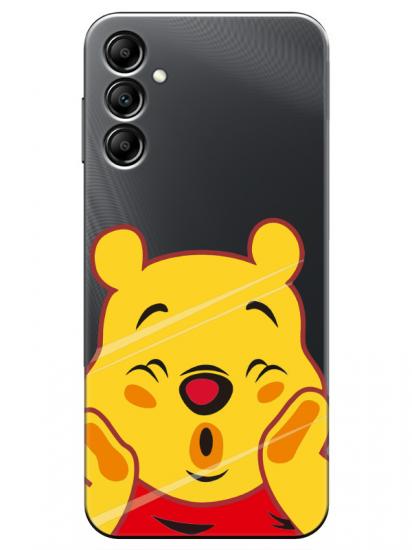 Samsung A24 Winnie The Pooh Şeffaf Telefon Kılıfı