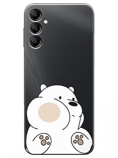 Samsung A24 Panda Şeffaf Telefon Kılıfı