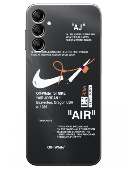 Samsung A24 Nike Air Şeffaf Telefon Kılıfı