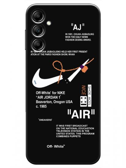 Samsung A14 Nike Air Siyah Telefon Kılıfı
