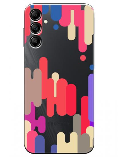 Samsung A24 Pop Art Şeffaf Telefon Kılıfı