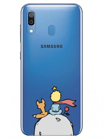 Samsung A20 Küçük Prens Şeffaf Telefon Kılıfı