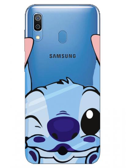 Samsung A20 Stitch Şeffaf Telefon Kılıfı
