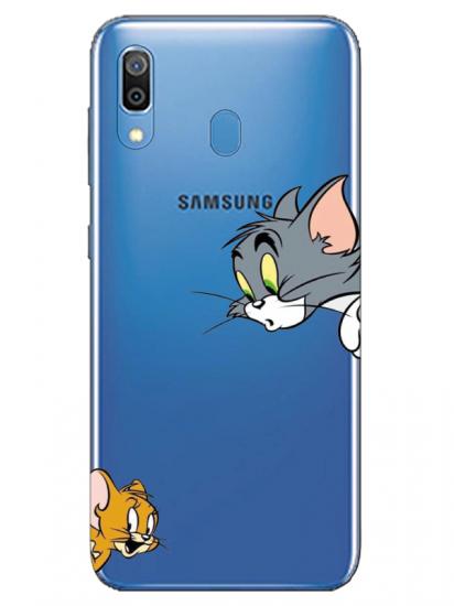 Samsung A20 Tom And Jerry Şeffaf Telefon Kılıfı