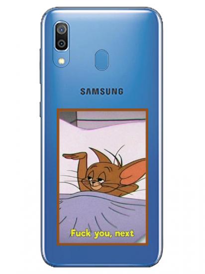 Samsung A20 Jerry Şeffaf Telefon Kılıfı