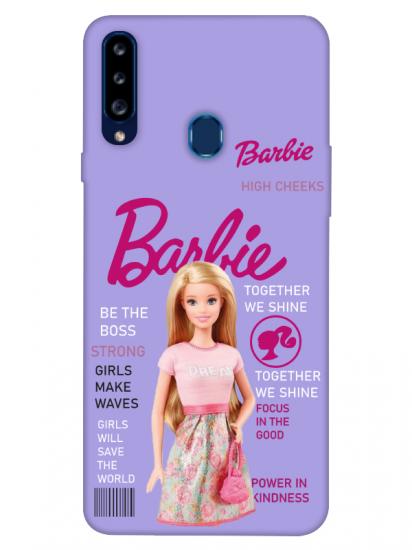 Samsung A20s Barbie Lila Telefon Kılıfı