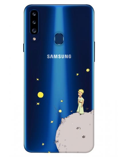 Samsung A20s Küçük Prens Şeffaf Telefon Kılıfı