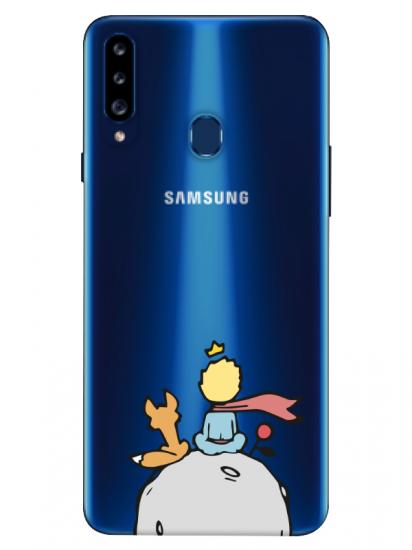 Samsung A20s Küçük Prens Şeffaf Telefon Kılıfı