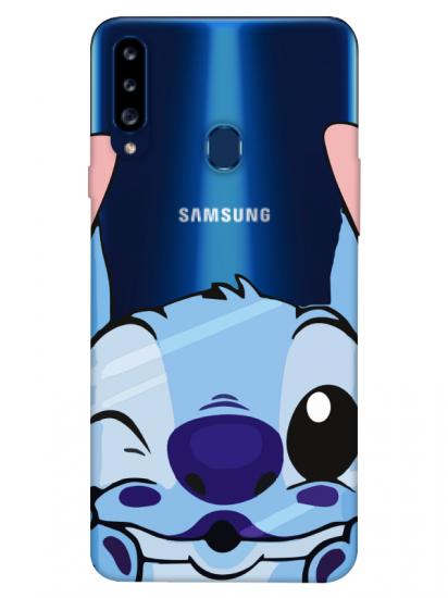 Samsung A20s Stitch Şeffaf Telefon Kılıfı