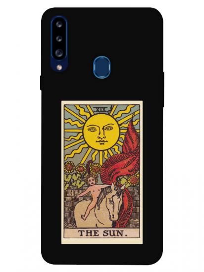 Samsung A20s The Sun Siyah Telefon Kılıfı