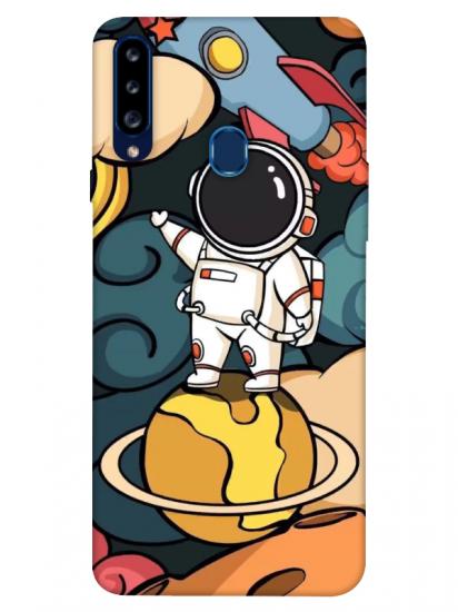 Samsung A20s Astronot Telefon Kılıfı