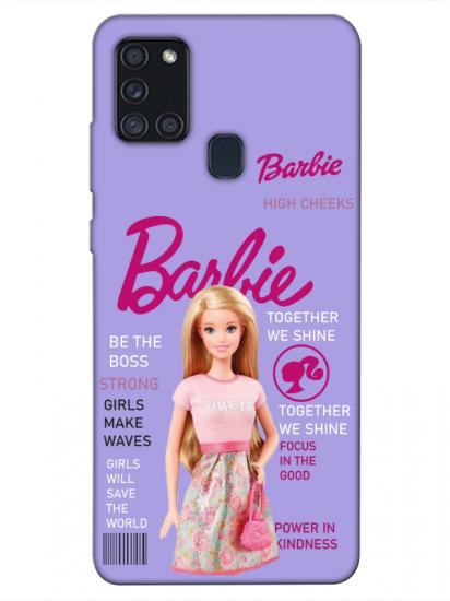 Samsung A21s Barbie Lila Telefon Kılıfı