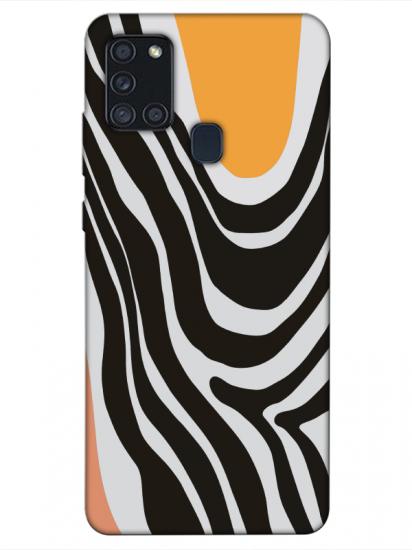 Samsung A21s Zebra Desen Telefon Kılıfı
