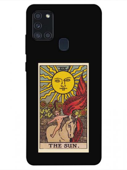 Samsung A21s The Sun Siyah Telefon Kılıfı
