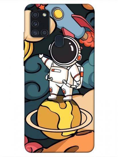 Samsung A21s Astronot Telefon Kılıfı