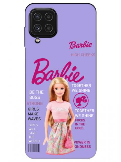 Samsung A22 Barbie Lila Telefon Kılıfı