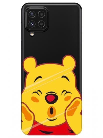 Samsung A22 Winnie The Pooh Şeffaf Telefon Kılıfı