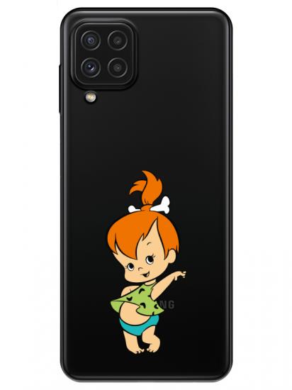 Samsung A22 Taş Devri Kız Bebek Şeffaf Telefon Kılıfı
