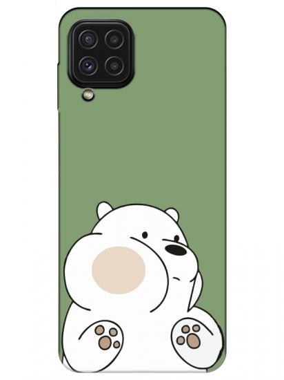 Samsung A22 Panda Yeşil Telefon Kılıfı