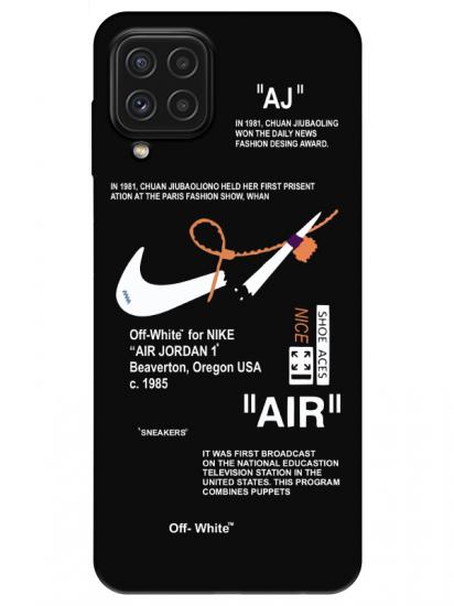 Samsung A22 Nike Air Siyah Telefon Kılıfı