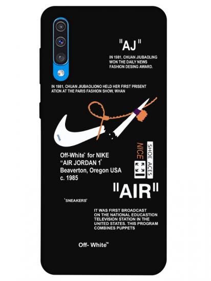Samsung A30s Nike Air Siyah Telefon Kılıfı