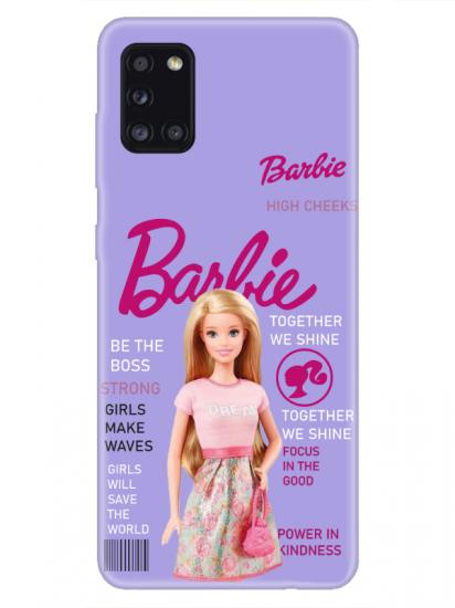 Samsung A31 Barbie Lila Telefon Kılıfı
