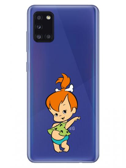 Samsung A31 Taş Devri Kız Bebek Şeffaf Telefon Kılıfı