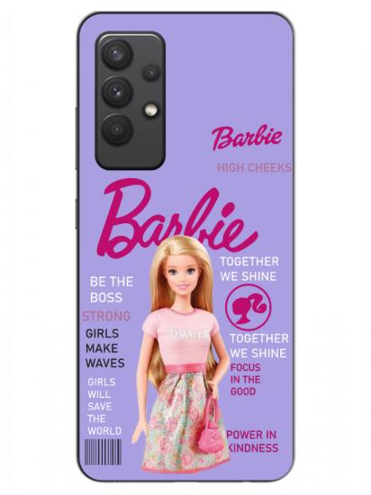 Samsung A32 Barbie Lila Telefon Kılıfı