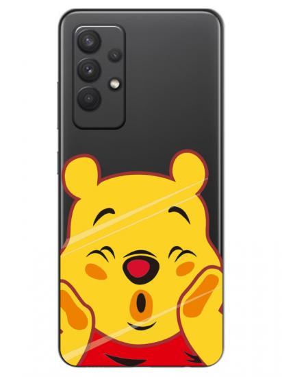 Samsung A32 Winnie The Pooh Şeffaf Telefon Kılıfı