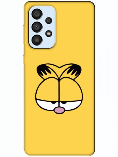Samsung A33 Garfield Sarı Telefon Kılıfı