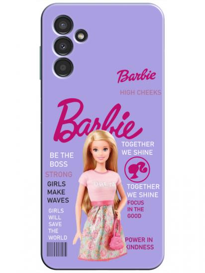 Samsung A34 Barbie Lila Telefon Kılıfı