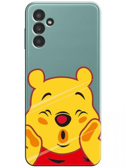 Samsung A34 Winnie The Pooh Şeffaf Telefon Kılıfı