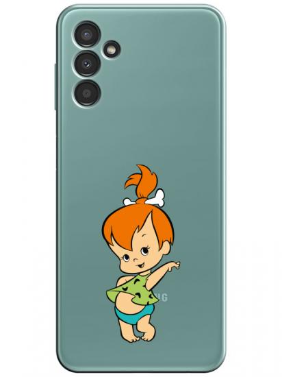 Samsung A34 Taş Devri Kız Bebek Şeffaf Telefon Kılıfı