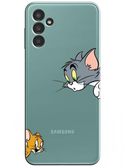 Samsung A34 Tom And Jerry Şeffaf Telefon Kılıfı