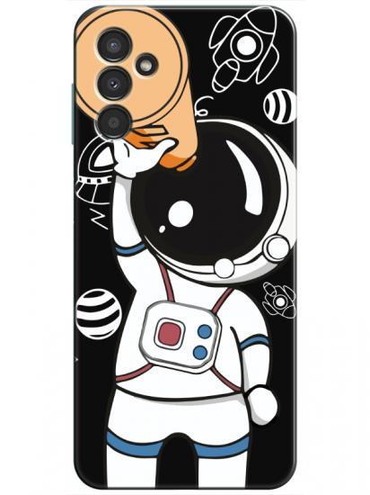 Samsung A34 Astronot Siyah Telefon Kılıfı