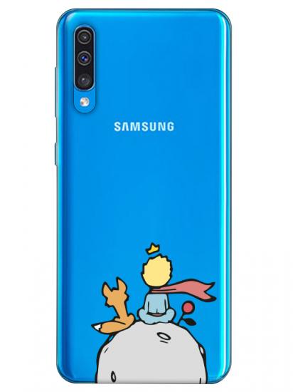 Samsung A50 Küçük Prens Şeffaf Telefon Kılıfı