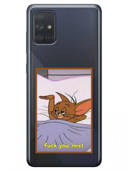 Samsung A51 Jerry Şeffaf Telefon Kılıfı