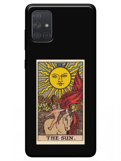 Samsung A51 The Sun Siyah Telefon Kılıfı