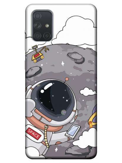 Samsung A51 Astronot Telefon Kılıfı