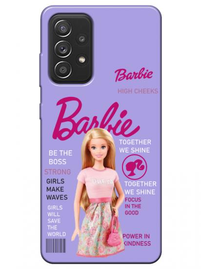 Samsung A52 Barbie Lila Telefon Kılıfı